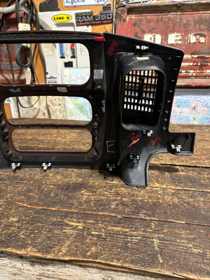 03-'05 Dodge Ram Laramie Woodgrain Climate Control Center Console Bezel