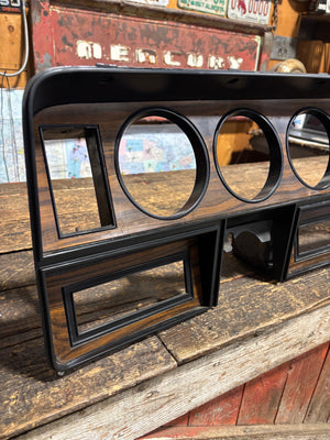 89-'93 Dodge Ram 1st Gen Cummins Woodgrain Dash Bezel Message Center