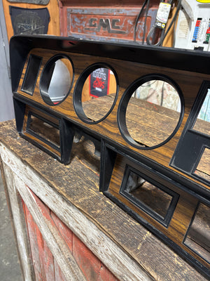 89-'93 Dodge Ram 1st Gen Cummins Woodgrain Dash Bezel Message Center