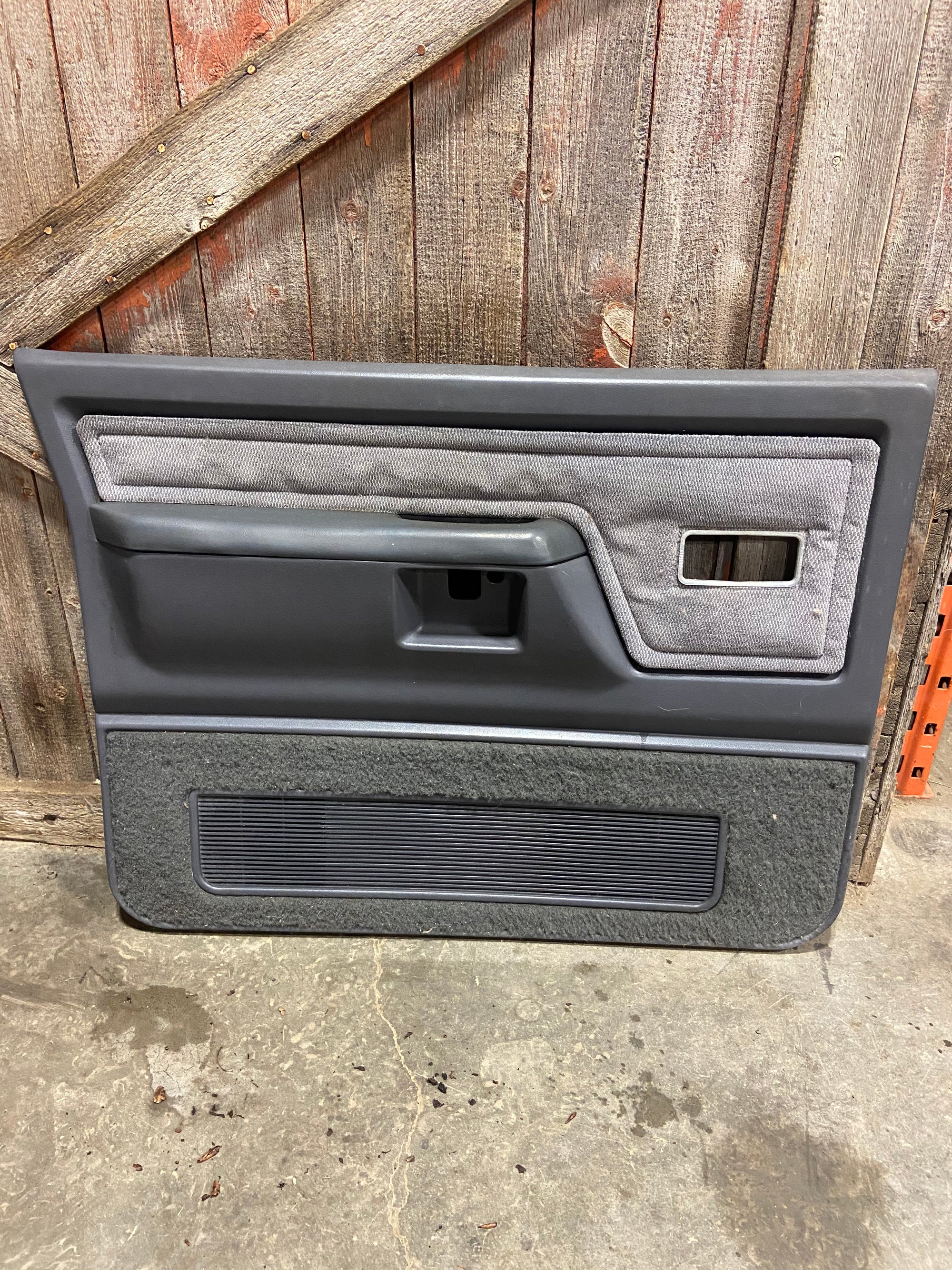 89 - '93 Dodge Ram OEM Nice Set LH RH Grey Power Door Interior Panels