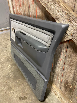 89 - '93 Dodge Ram OEM Nice Set LH RH Grey Power Door Interior Panels