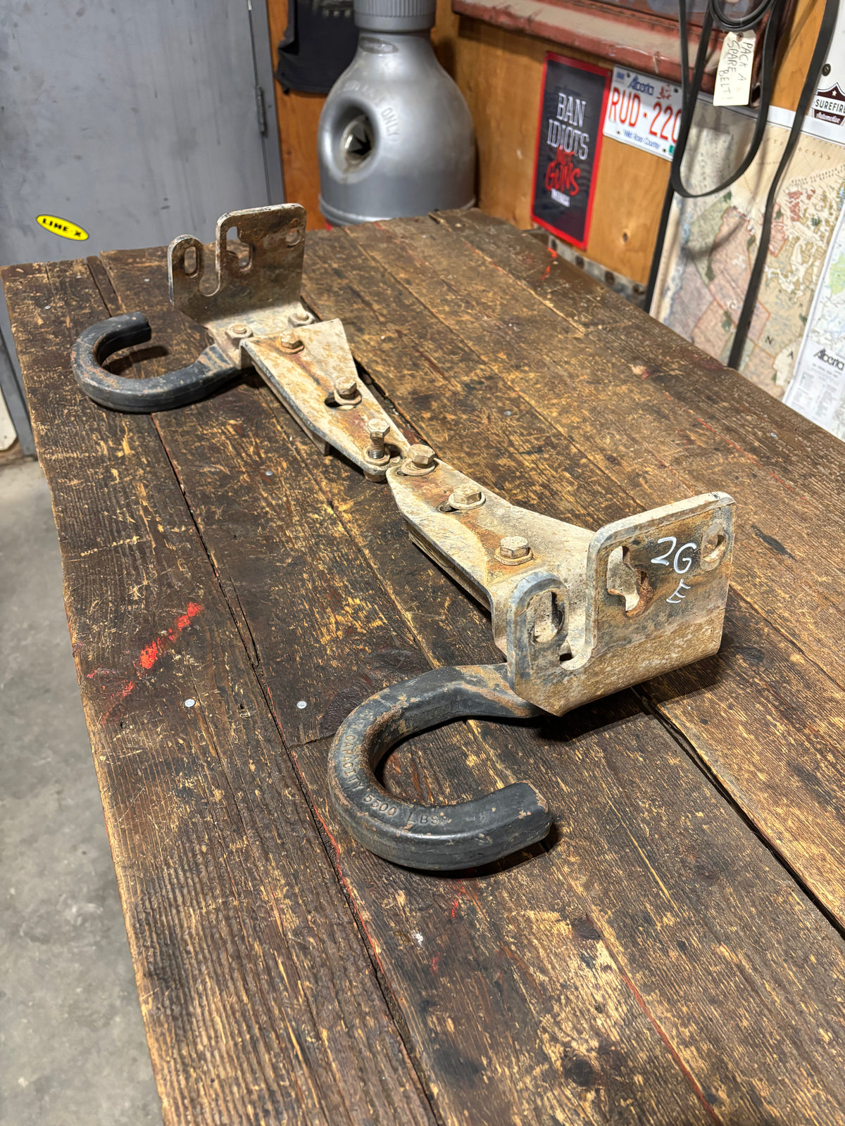 94-&#39;02 Dodge Ram 2nd Gen Cummins OEM Tow Hooks &amp; Brackets