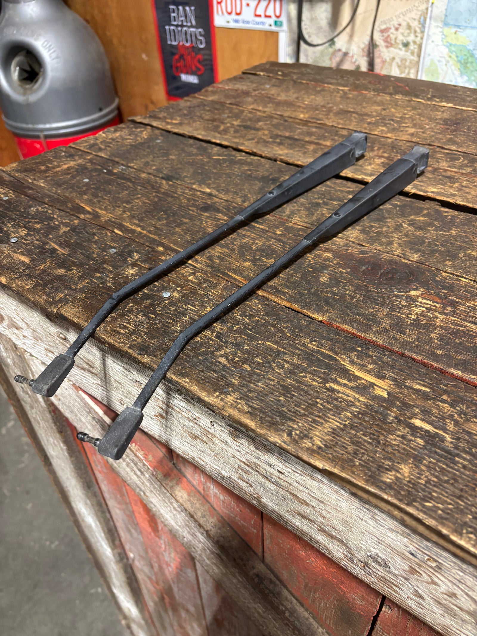 89-'93 Dodge Ram Cummins Windshield Wiper Arms Set OEM