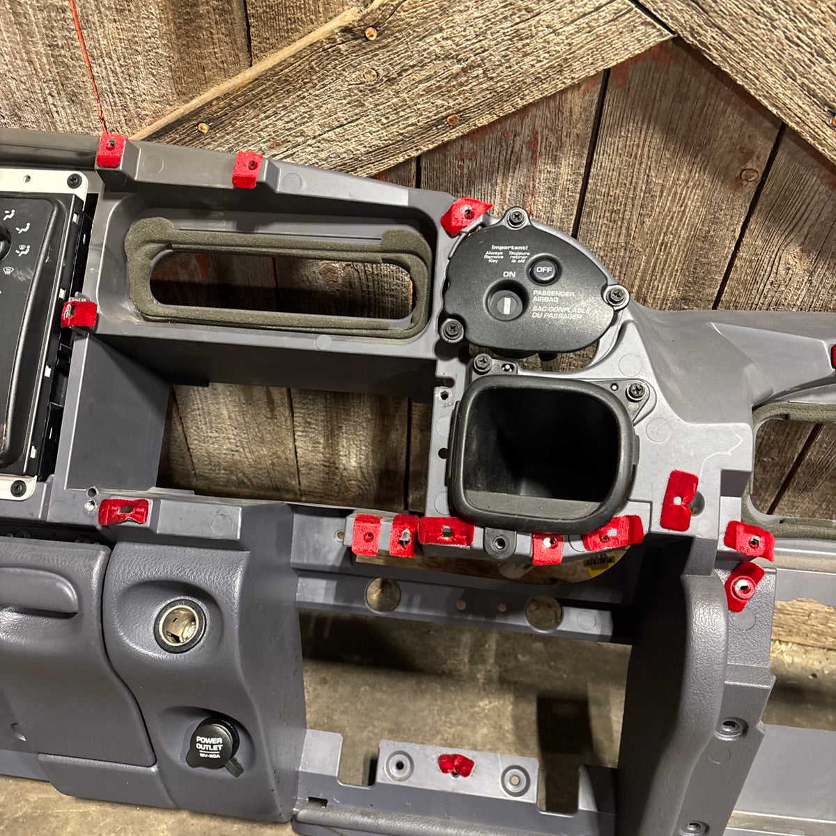 OEM '99- '02 Dodge Ram Cummins Dash Core Structure (Light Grey)