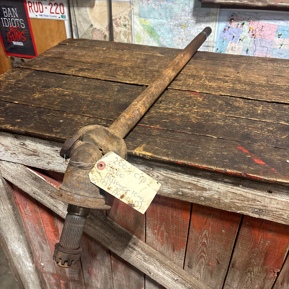 02 Dodge Ram Cummins Dana 60 Passenger Side Axle &amp; Stub Shaft (No CAD)