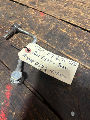 2007 2008 2009 DODGE RAM 2500 3500 6.7L CUMMINS  FUEL FILTER - RAIL LINE 4940372 4935636