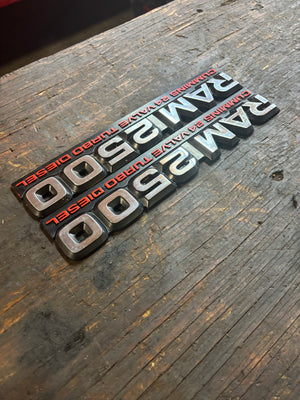 98-02 Dodge Ram 5.9L 24V Cummins Door Emblems Decals