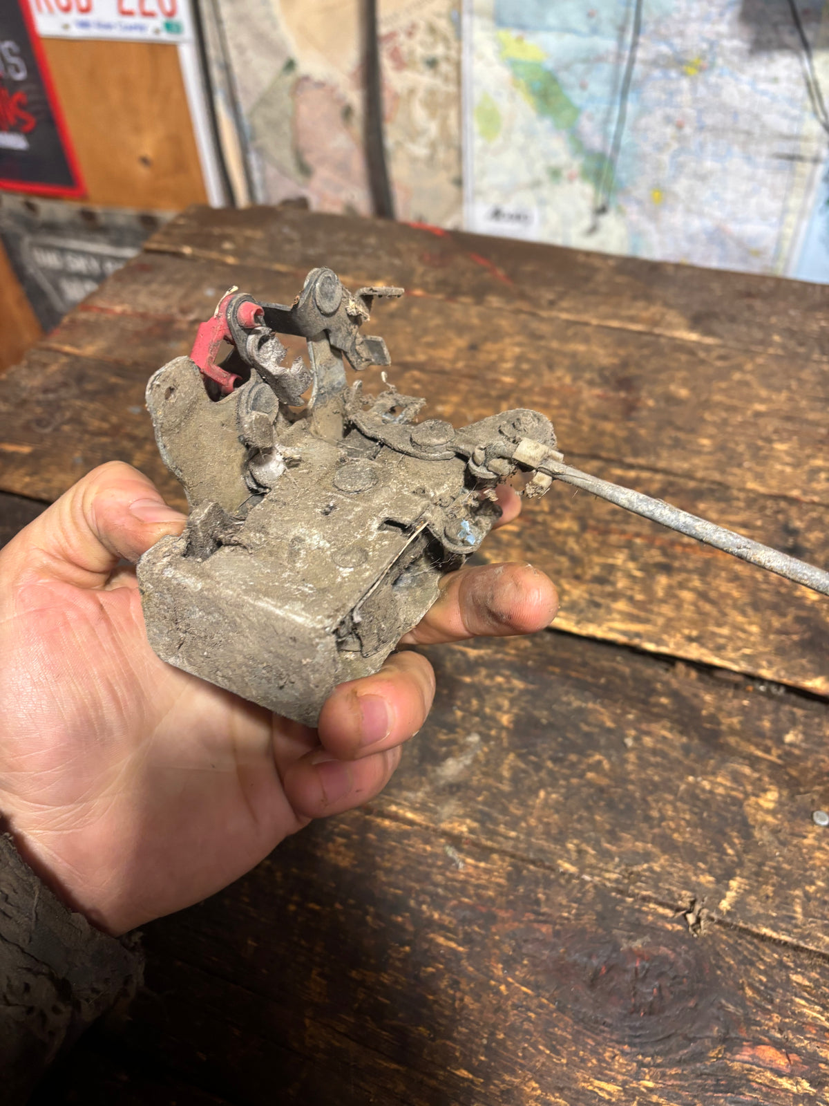 89-&#39;93 Dodge Ram Passenger Door Latch Mechanism Works Good