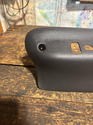 1998-2002 DODGE RAM 2500 3500 DRIVER SEAT SIDE PLASTIC PANEL DARK GREY 807407AD