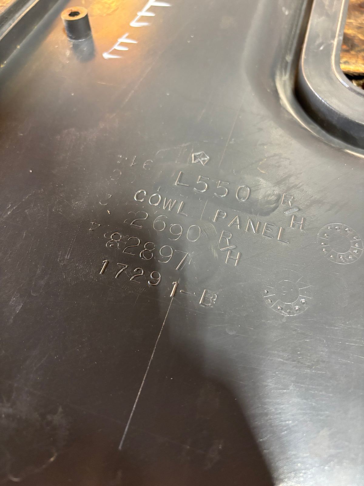 Passenger Side Cowl / Kick Panel 1989-1993 Dodge Ram First Gen Cummins 250 350