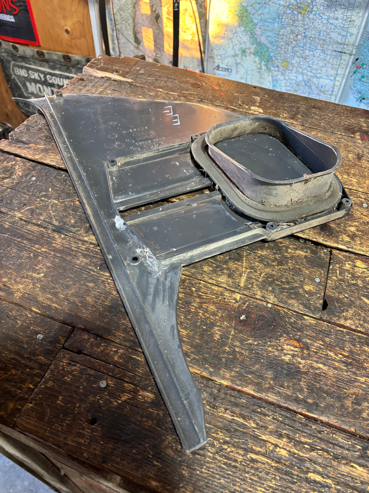 89 - '93 Dodge Ram Driver Left Side Grey Kick Cowl Panel