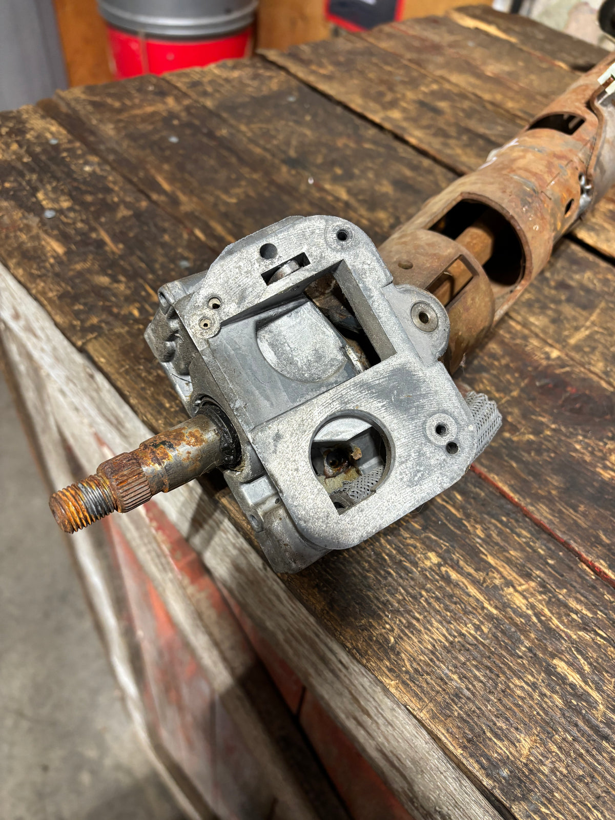 1991 1992 1993 DODGE RAM 250 350 4X4 TILT STEERING COLUMN MANUAL TRANS 52077736