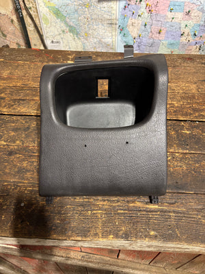 98-'02 Dodge Ram Dark Charcoal Agate Grey Dash Cubby Pocket For Manual Trucks