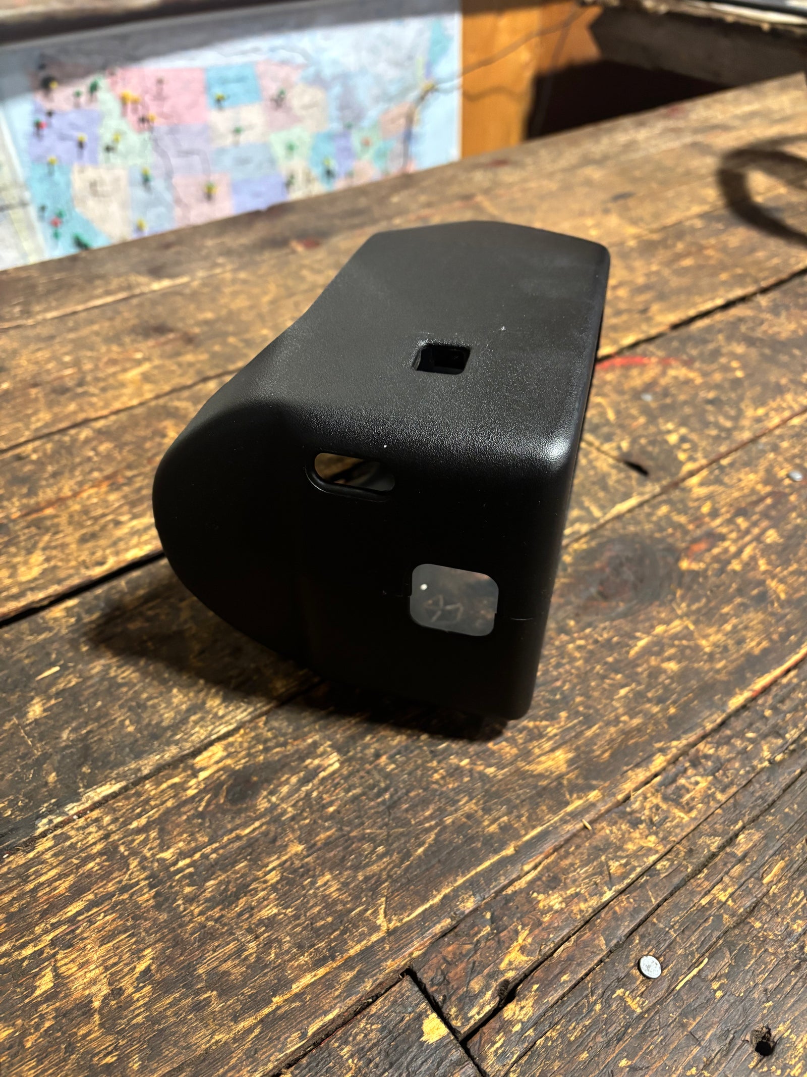 91-93 Dodge Ram Steering Column Cover Shroud Black With Tilt