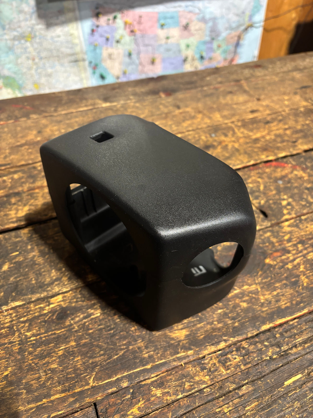 91-93 Dodge Ram Steering Column Cover Shroud Black With Tilt