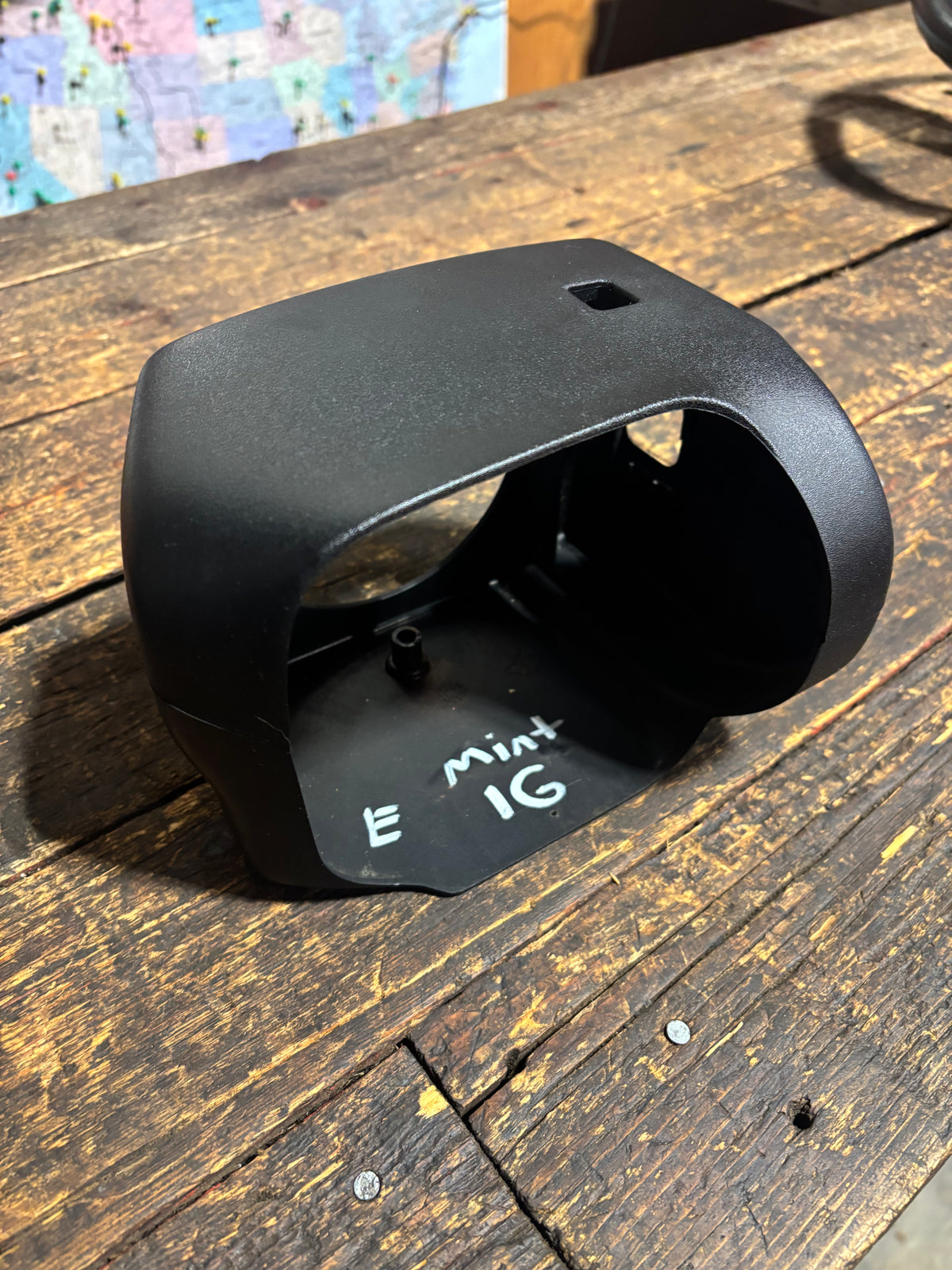 91-93 Dodge Ram Steering Column Cover Shroud Black With Tilt