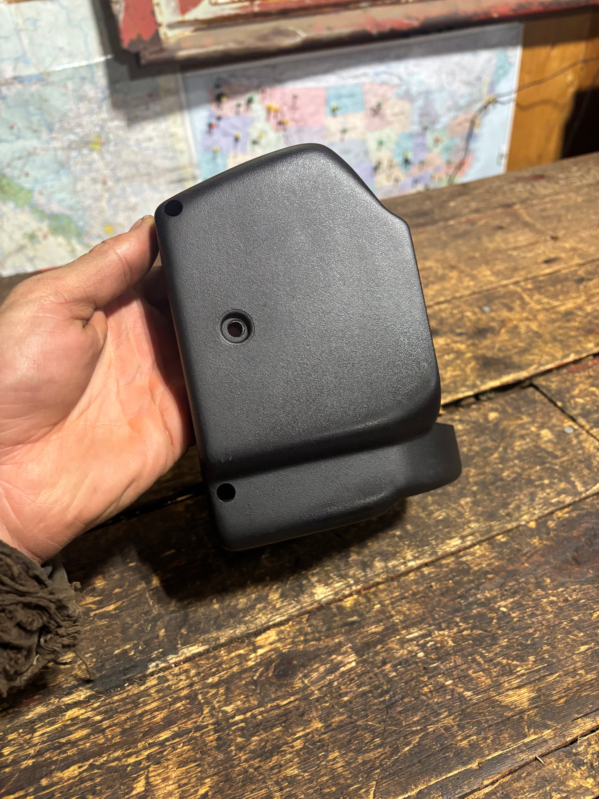 91-93 Dodge Ram Steering Column Cover Shroud Black With Tilt