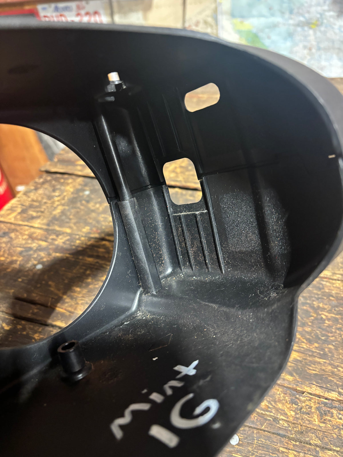 91-93 Dodge Ram Steering Column Cover Shroud Black With Tilt