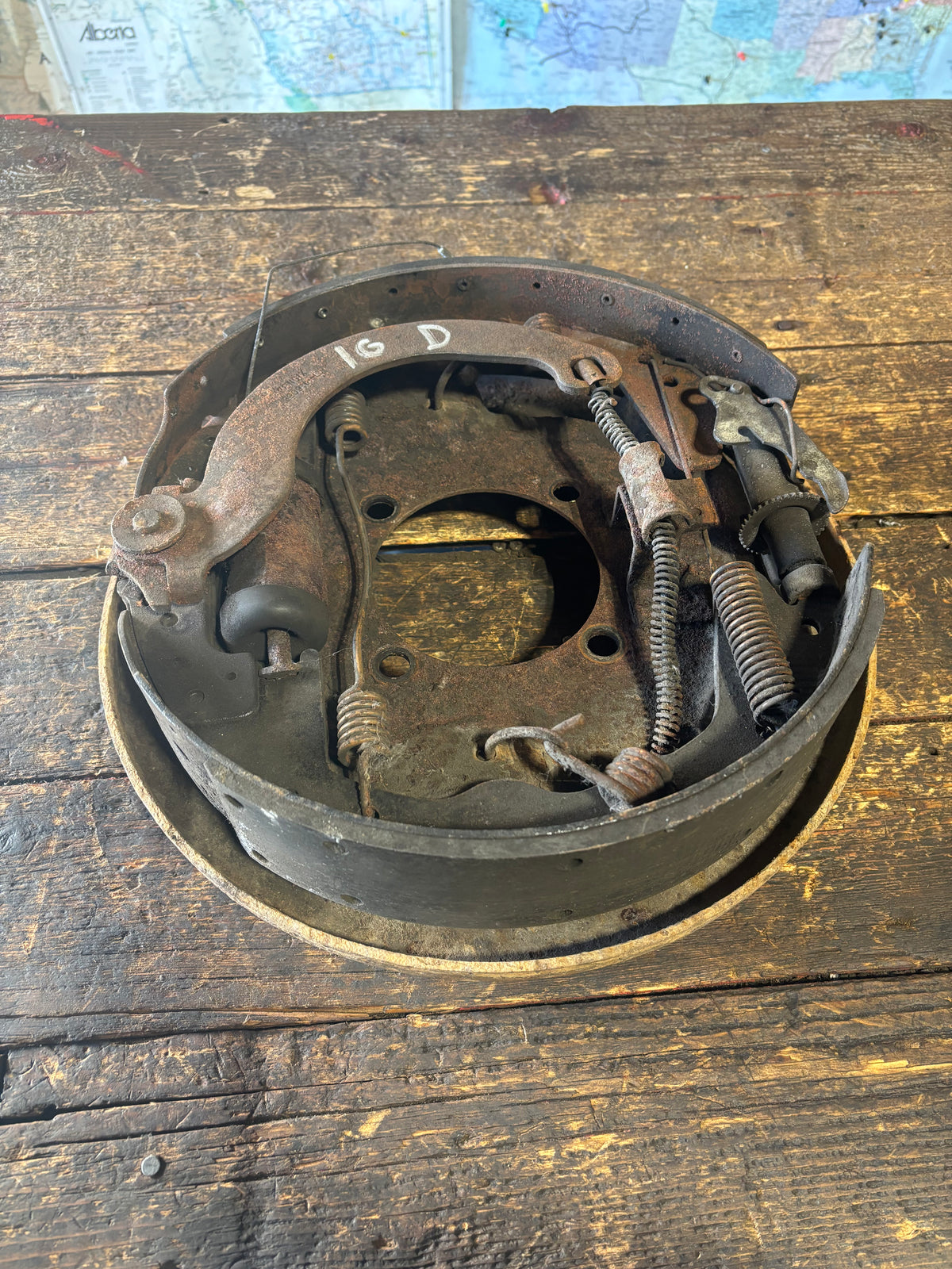 89-93 Dodge Ram Singlewheel Driver Side Brake Backing Plate LH