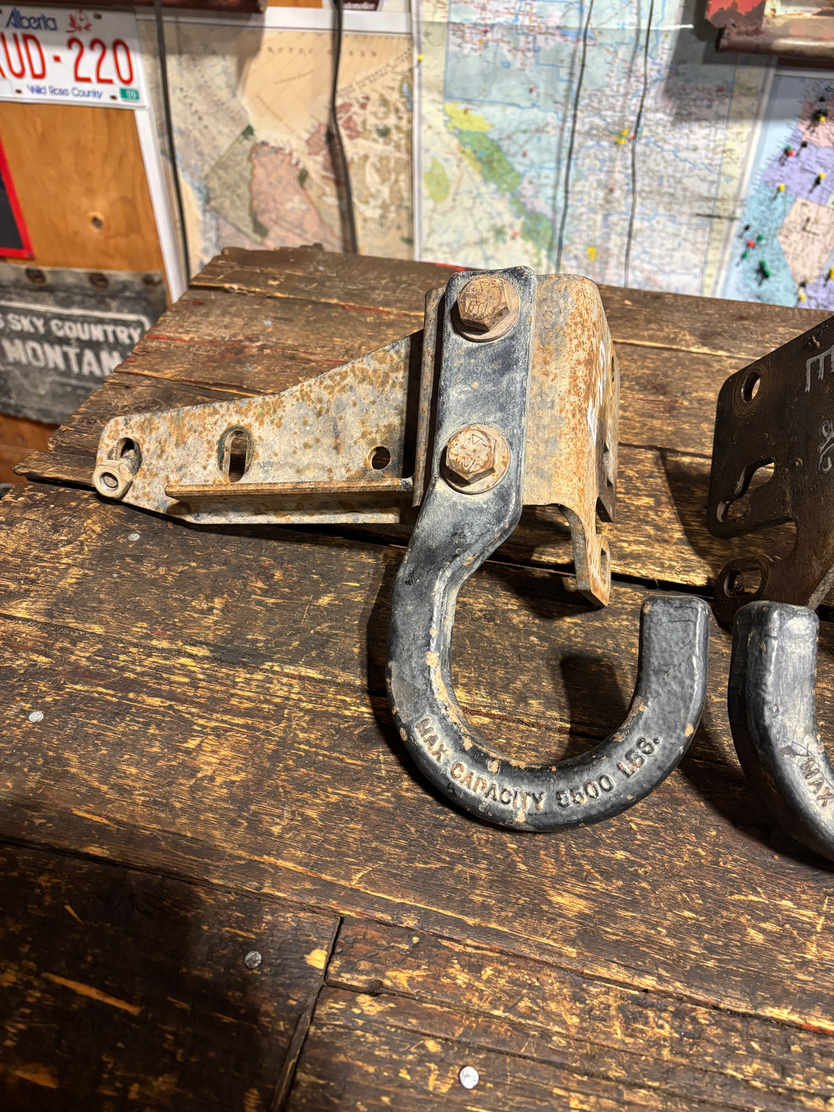 94-&#39;02 Dodge Ram 2nd Gen Cummins OEM Tow Hooks &amp; Brackets