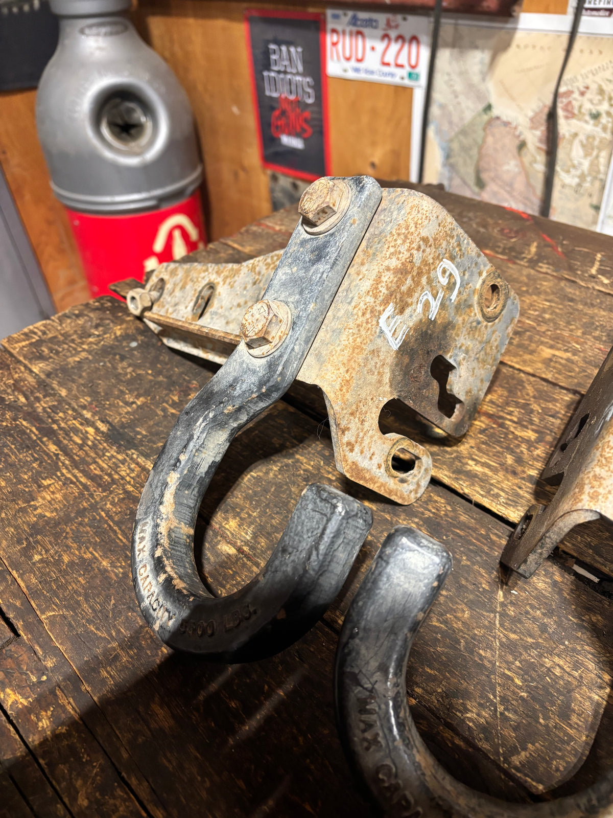 94-&#39;02 Dodge Ram 2nd Gen Cummins OEM Tow Hooks &amp; Brackets