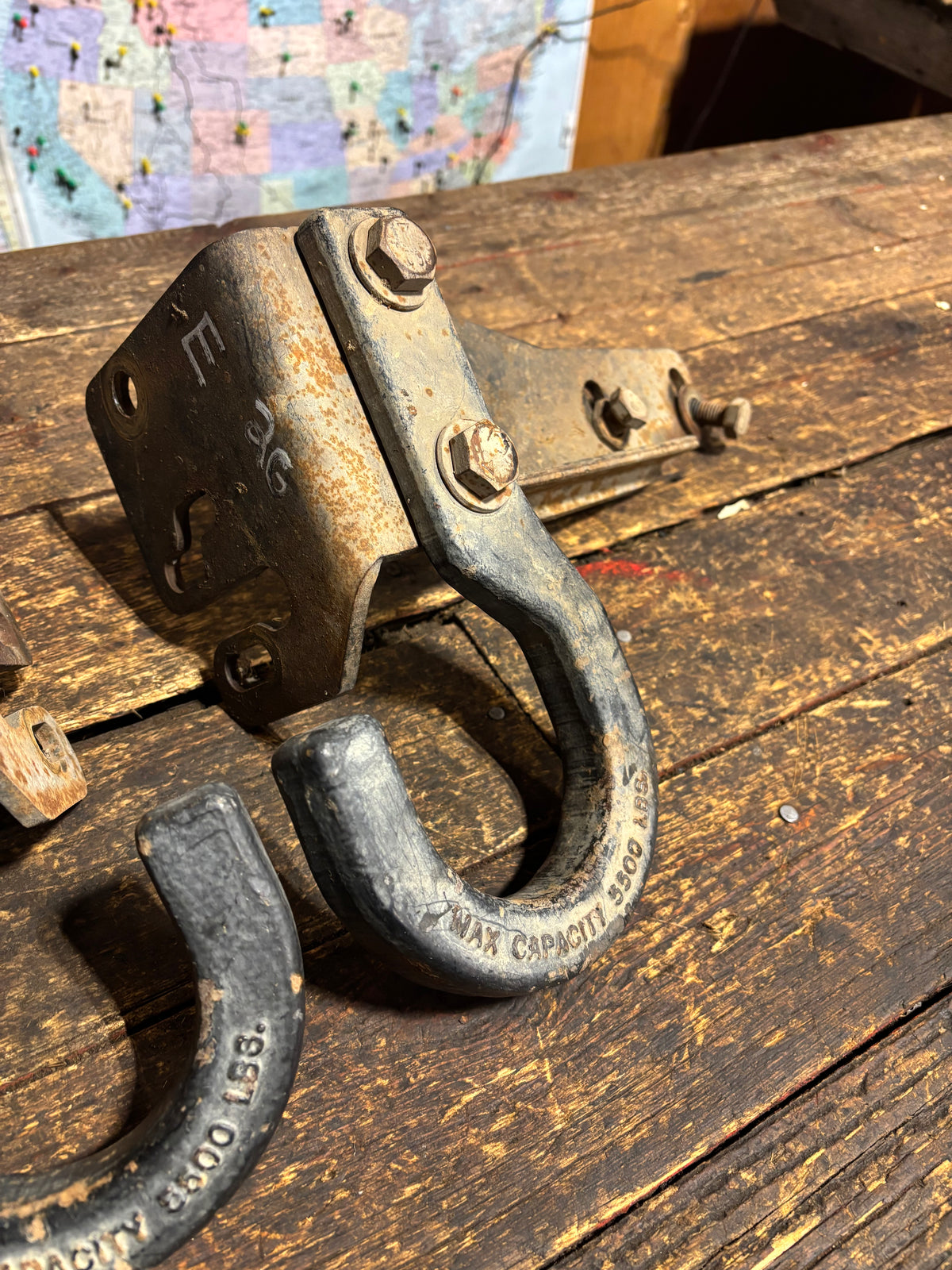 94-&#39;02 Dodge Ram 2nd Gen Cummins OEM Tow Hooks &amp; Brackets