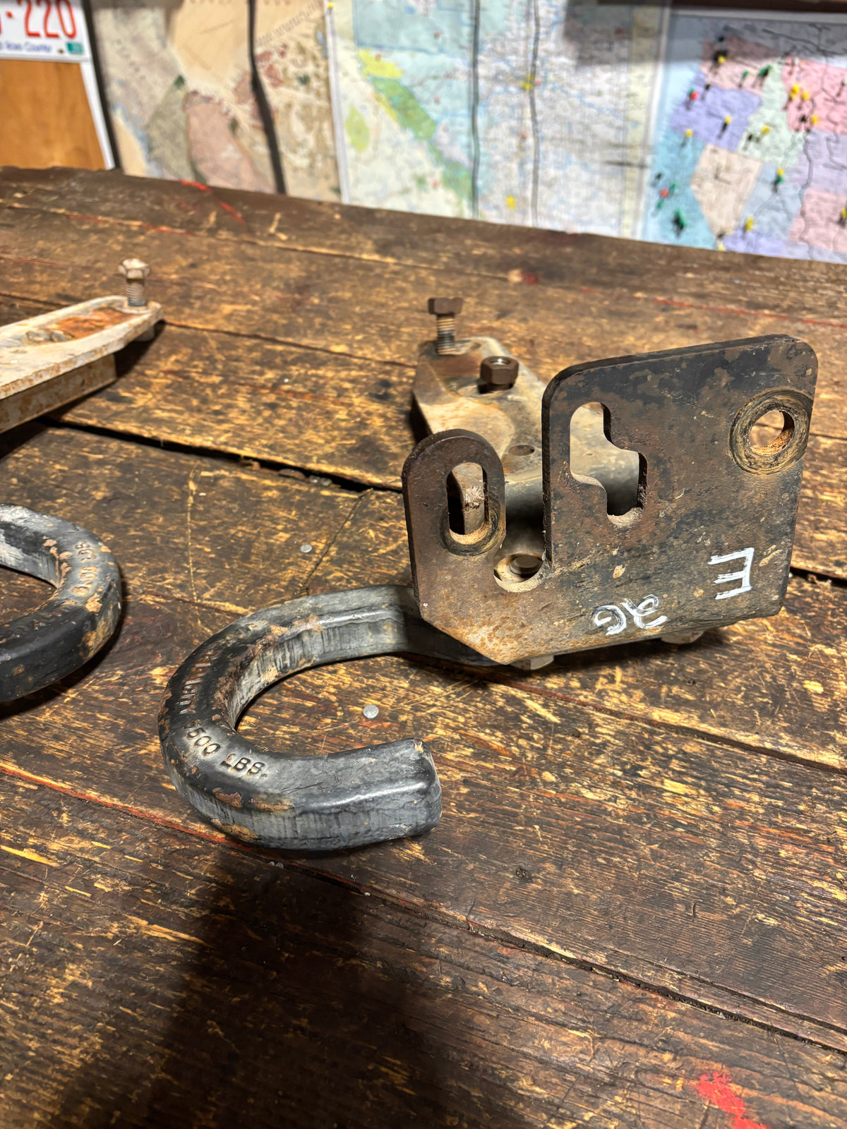 94-&#39;02 Dodge Ram 2nd Gen Cummins OEM Tow Hooks &amp; Brackets