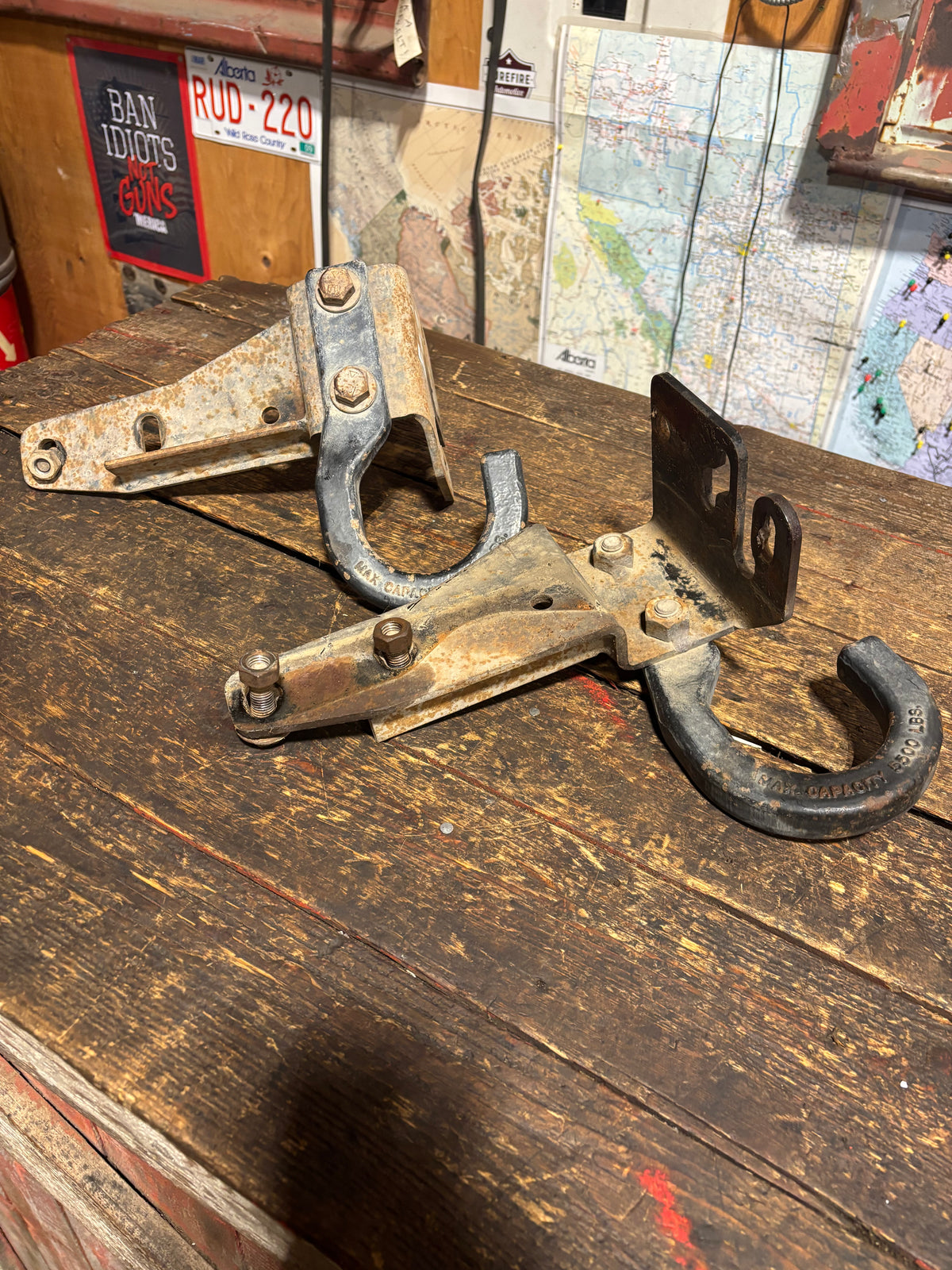 94-&#39;02 Dodge Ram 2nd Gen Cummins OEM Tow Hooks &amp; Brackets