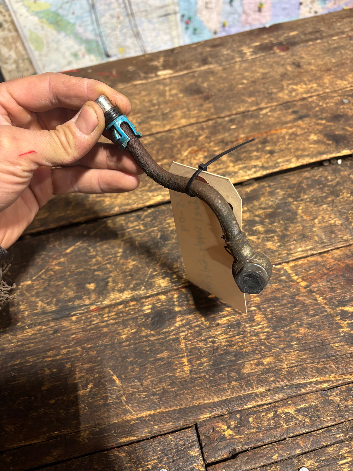 2007 2008 2009 DODGE RAM 2500 3500 6.7L CUMMINS  FUEL FILTER SUPPLY LINE