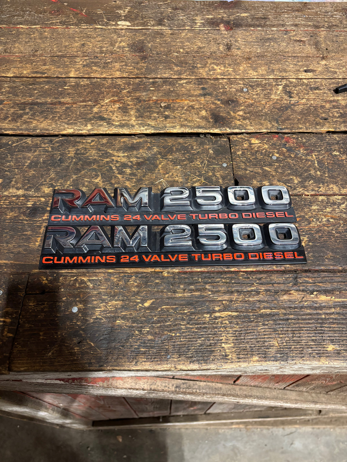 98-02 Dodge Ram 5.9L 24V Cummins Door Emblems Decals