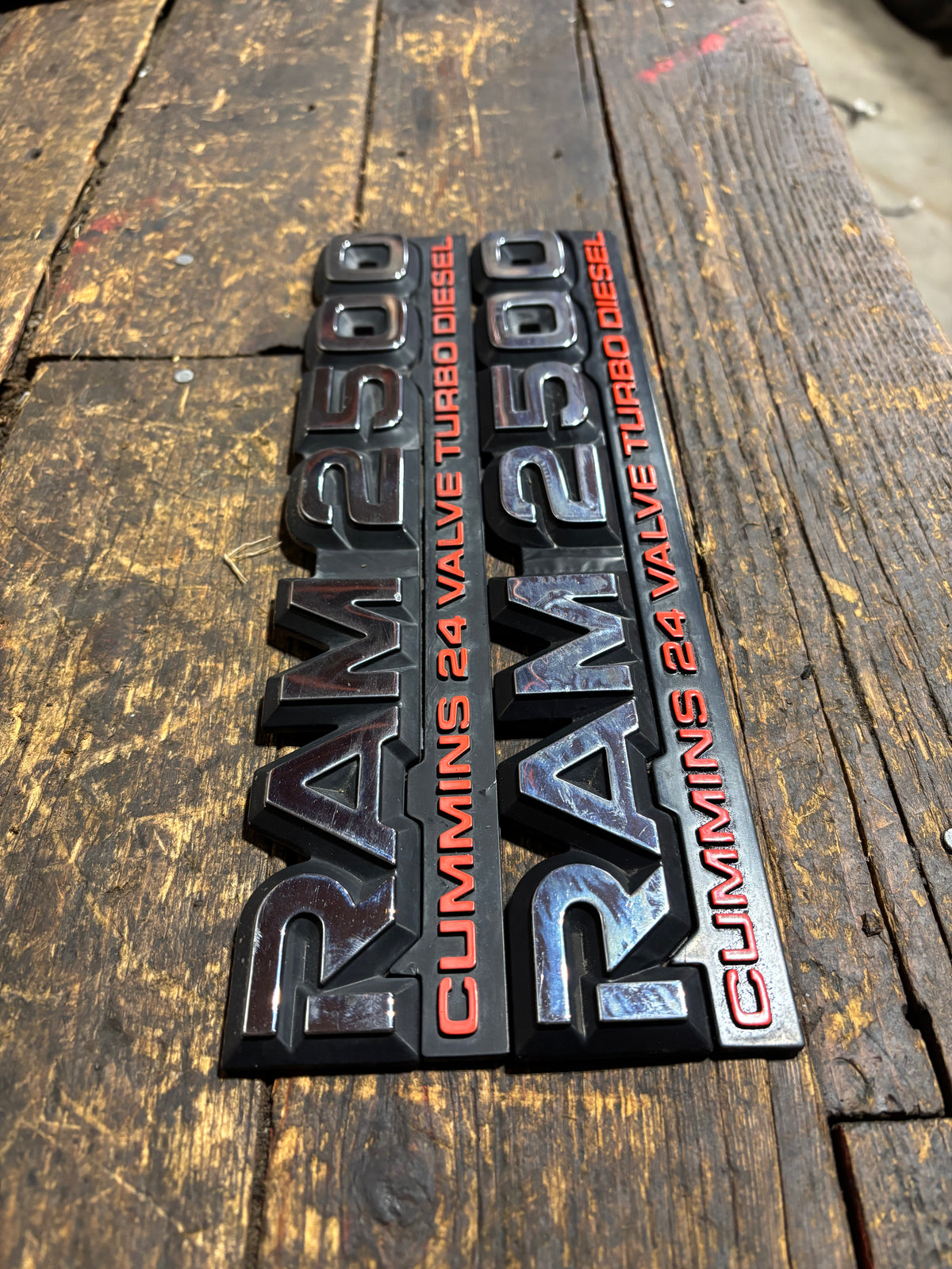 98-02 Dodge Ram 5.9L 24V Cummins Door Emblems Decals