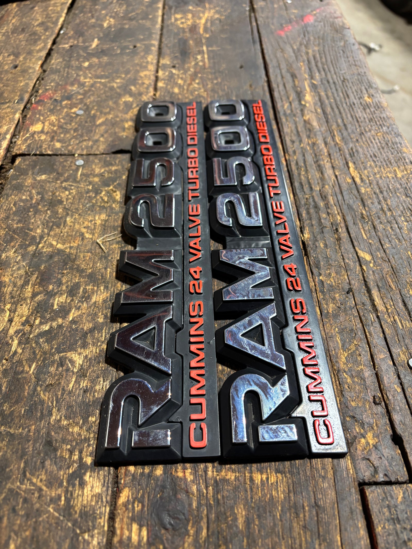 98-02 Dodge Ram 5.9L 24V Cummins Door Emblems Decals