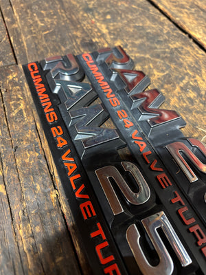 98-02 Dodge Ram 5.9L 24V Cummins Door Emblems Decals