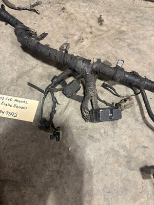 2002 DODGE RAM 2500 3500 CUMMINS MANUAL COMPLETE ENGINE WIRING HARNESS 3949898