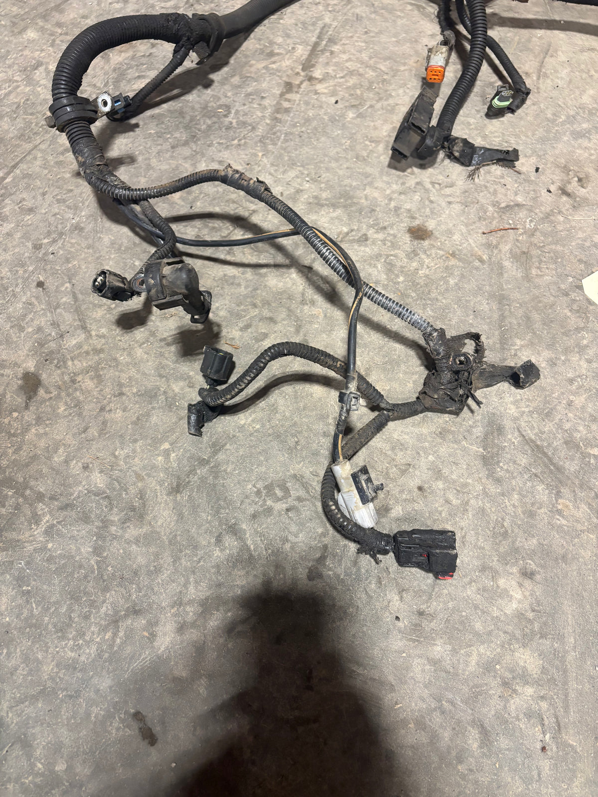 2002 DODGE RAM 2500 3500 CUMMINS MANUAL COMPLETE ENGINE WIRING HARNESS 3949898