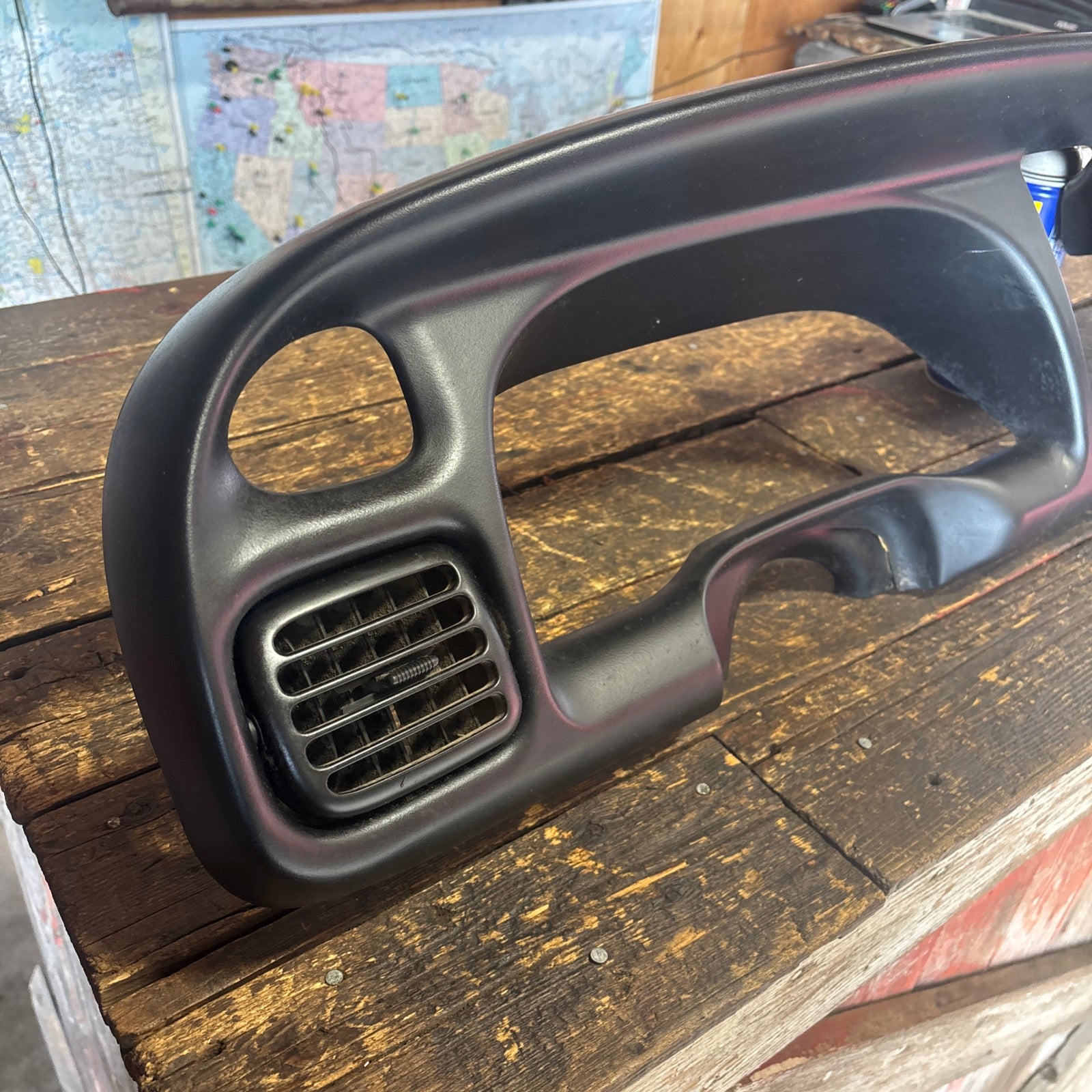 OEM '98 Dodge Ram Dash Bezel Gauge Cluster Radio Surround