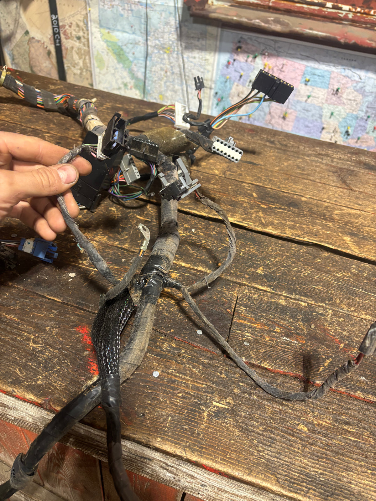 1994 DODGE RAM 2500 3500 CUMMINS DASH WIRING HARNESS AUTO PN 56017030
