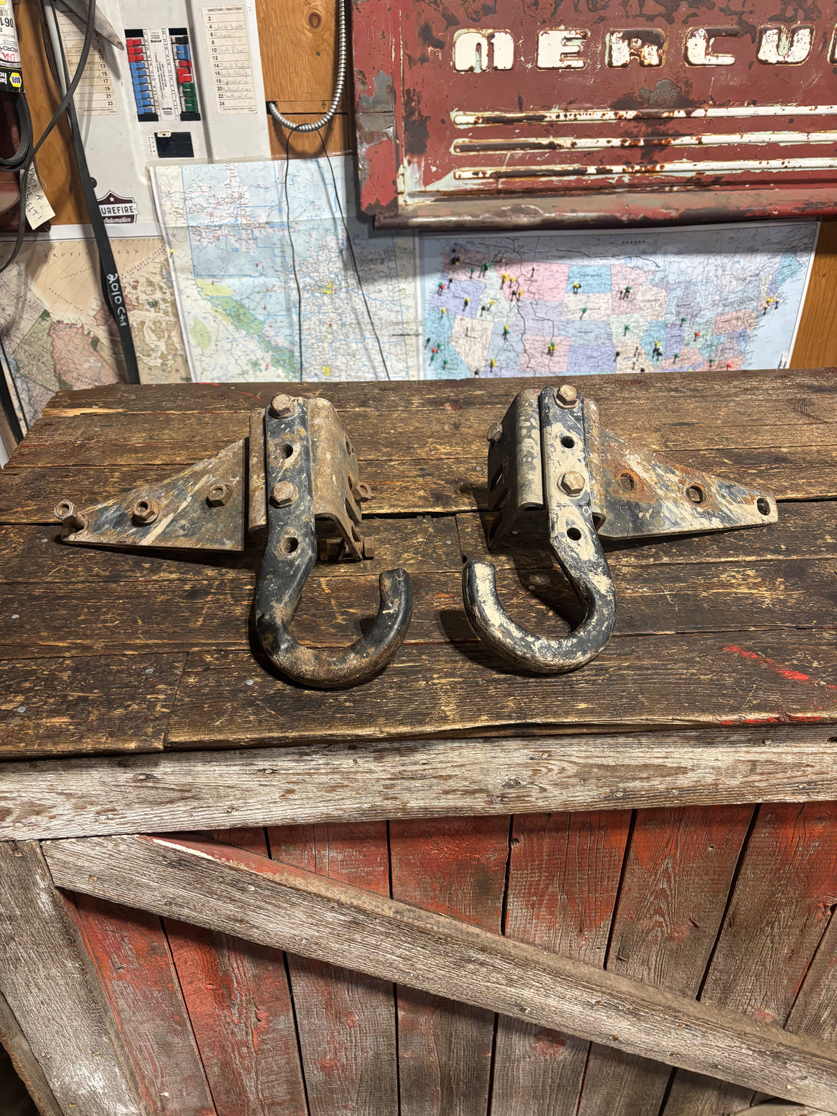 94-'02 Dodge Ram 2nd Gen Cummins OEM Tow Hooks & Brackets