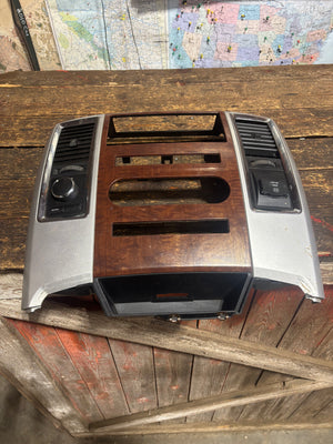 2010 2011 2012 DODGE RAM LARAMIE CENTER DASH BEZEL CONSOLE RADIO SURROUND