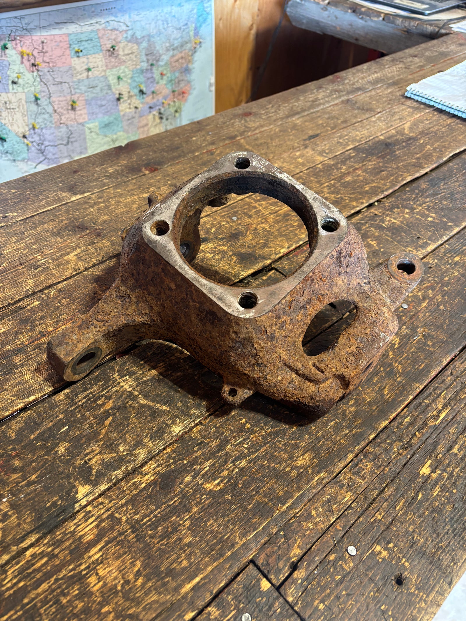 Driver Side Steering Knuckle 99-02 Dodge Ram Cummins Or Gas