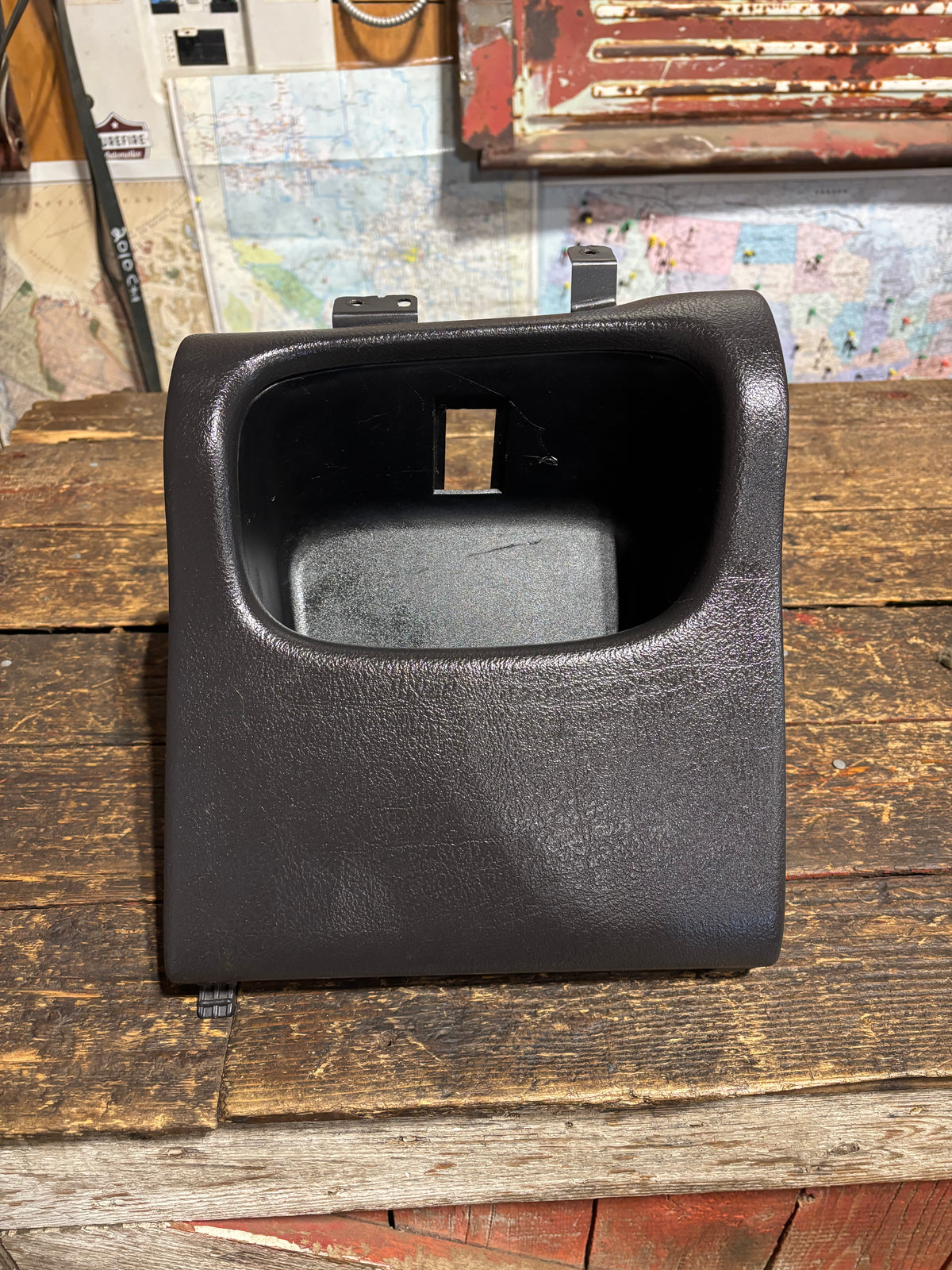 98-'02 Dodge Ram Dark Charcoal Agate Grey Dash Cubby Pocket