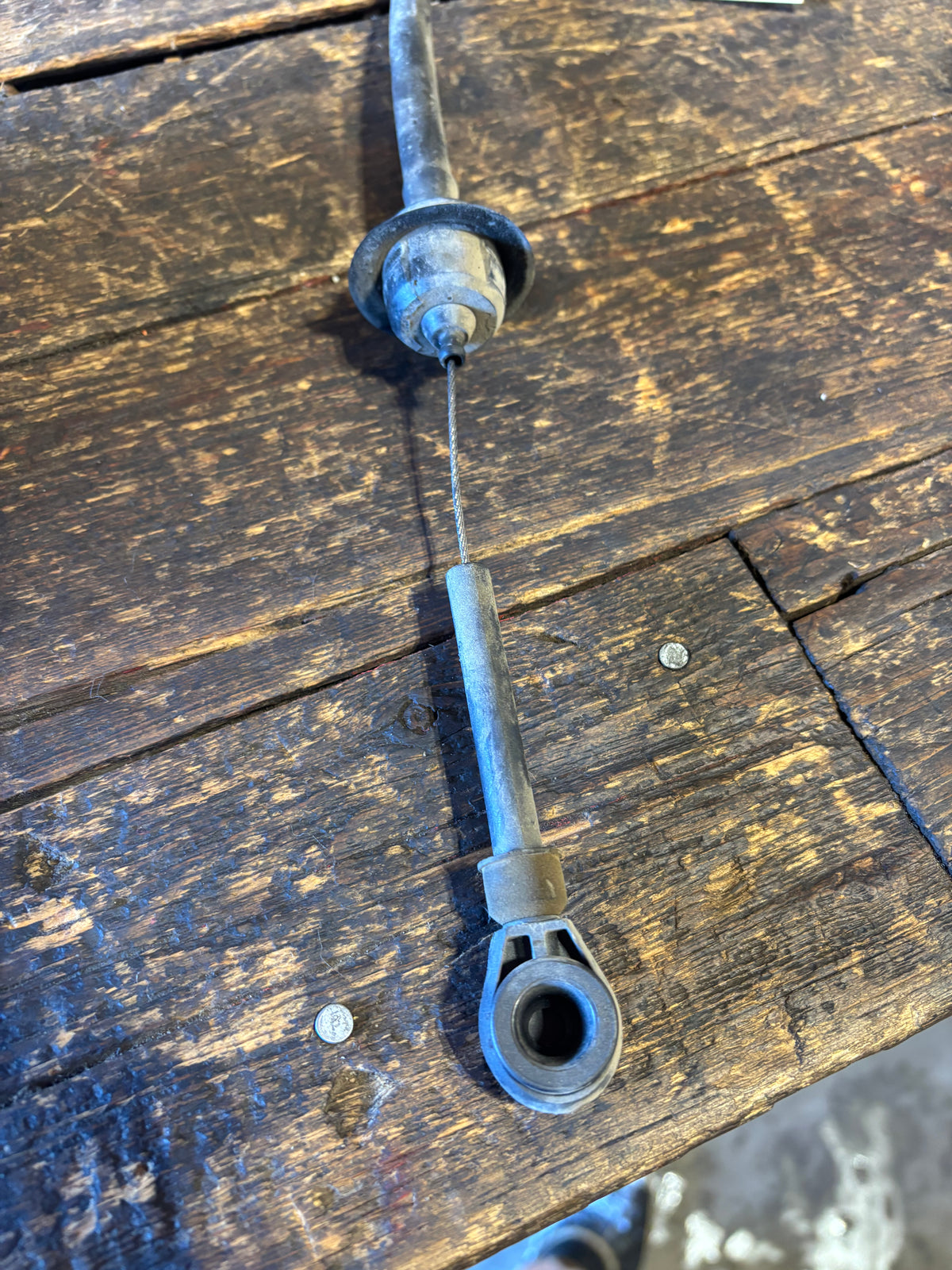 2003 2004 DODGE RAM CUMMINS THROTTLE CABLE TO ENGINE 52010487aa
