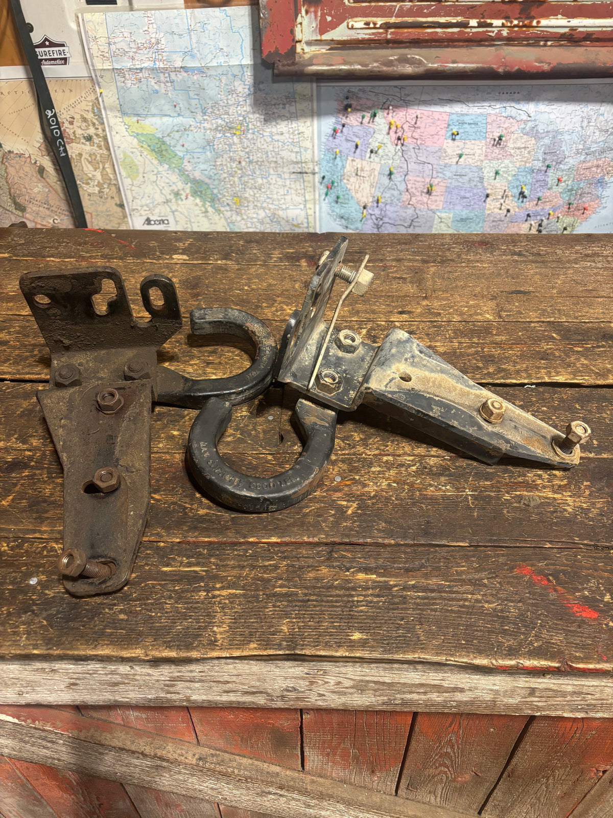 94-'02 Dodge Ram 2nd Gen Cummins OEM Tow Hooks &amp; Brackets