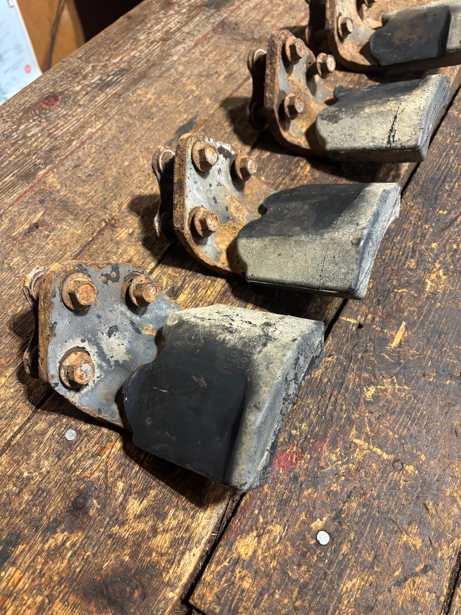OEM Set '94 - '02 Dodge Ram Cummins Overload Spring Perch Brackets