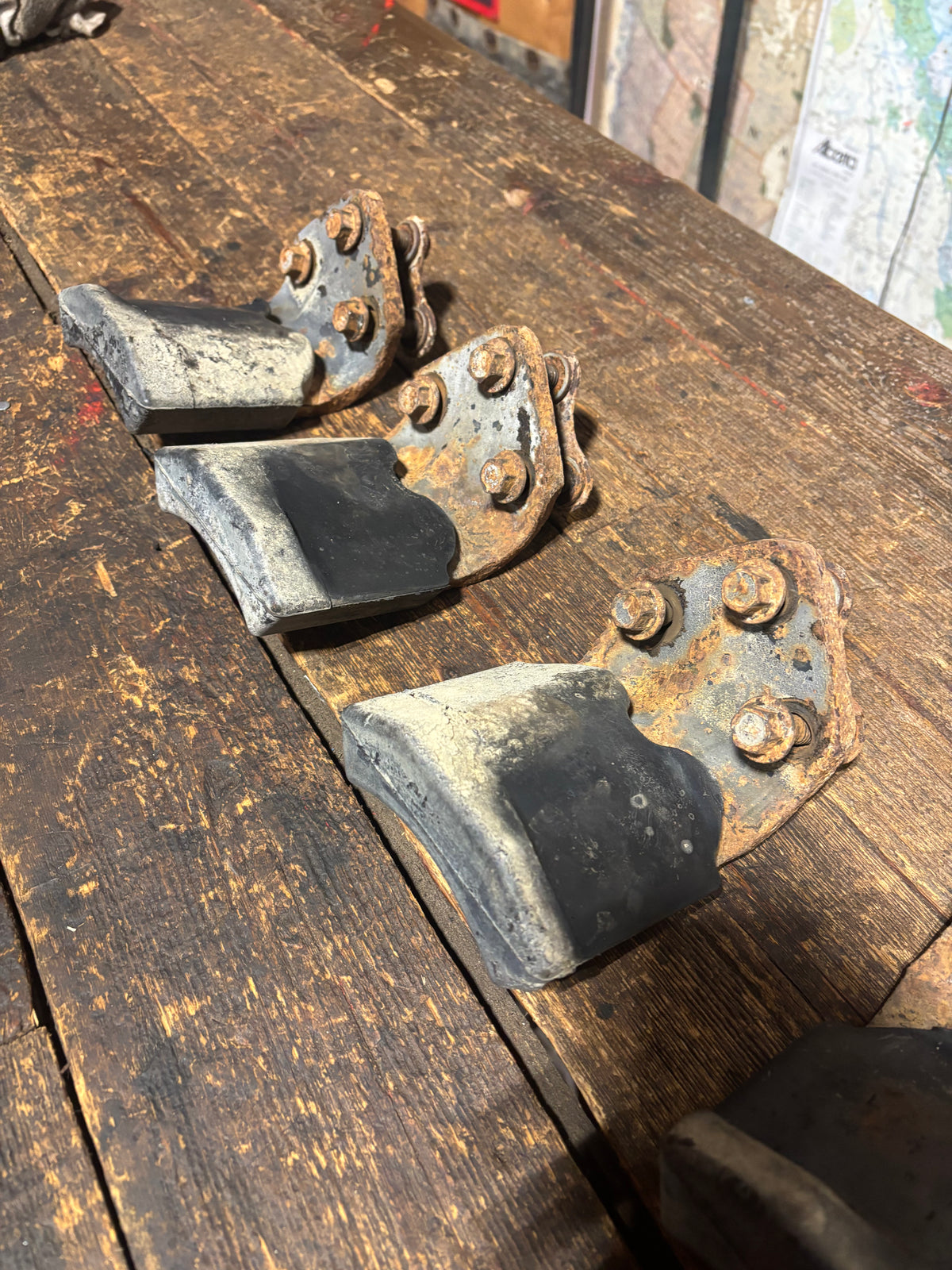 OEM Set '94 - '02 Dodge Ram Cummins Overload Spring Perch Brackets