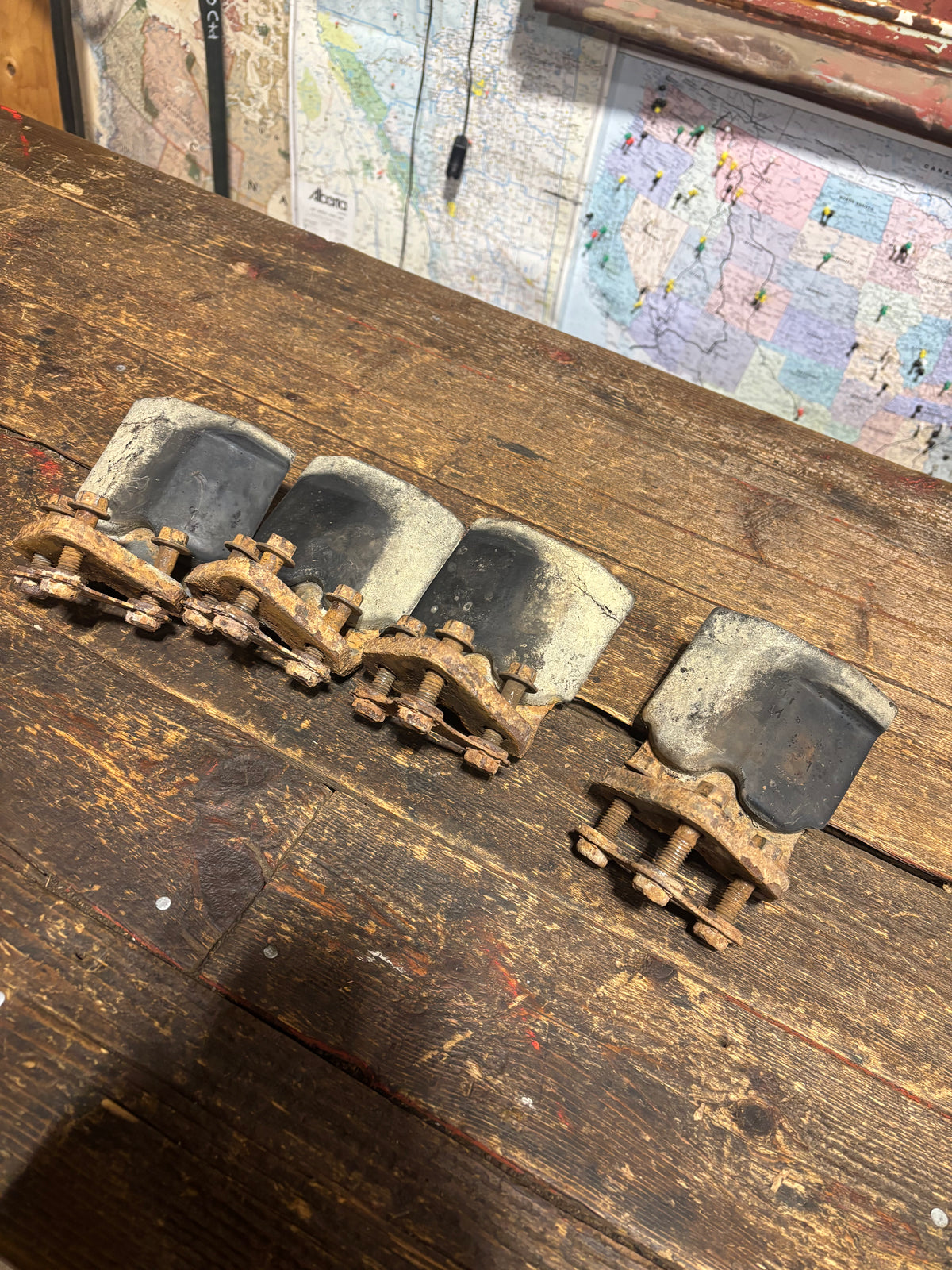 OEM Set '94 - '02 Dodge Ram Cummins Overload Spring Perch Brackets