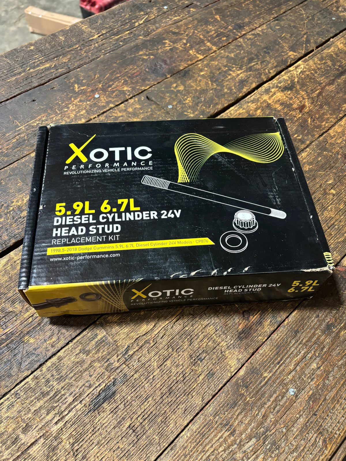 NEW 1998.5-2018 5.9L 24V CUMMINS XOTIC HEAD STUDS KIT