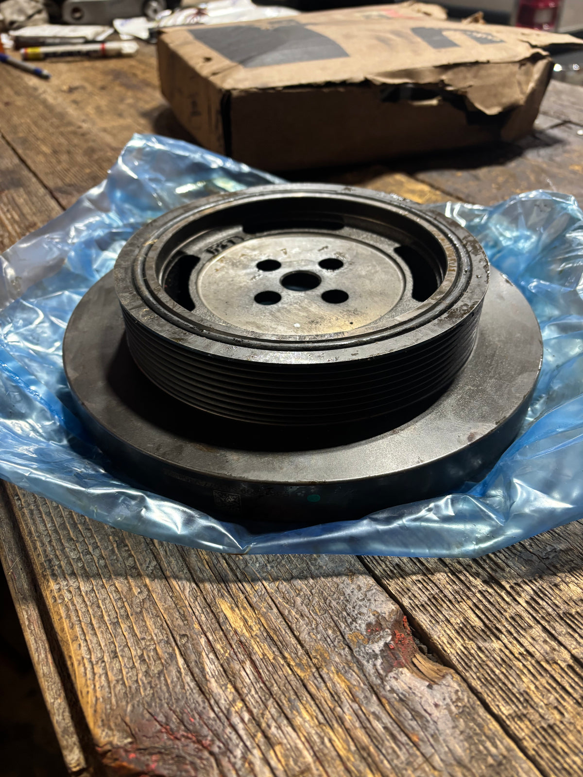 1998.5-2002 5.9L 24V CUMMINS OEM NEW HARMONIC BALANCER 3918999