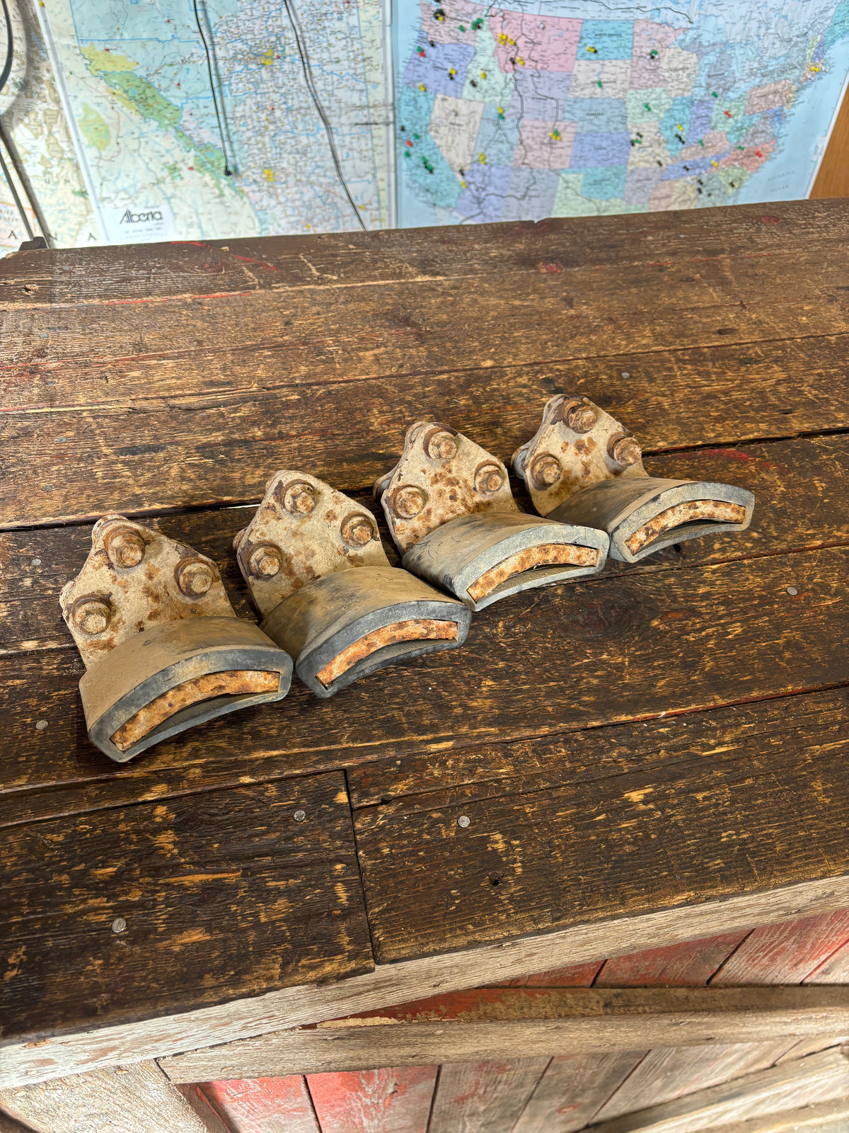 OEM Set '94 - '02 Dodge Ram Cummins Overload Spring Perch Brackets