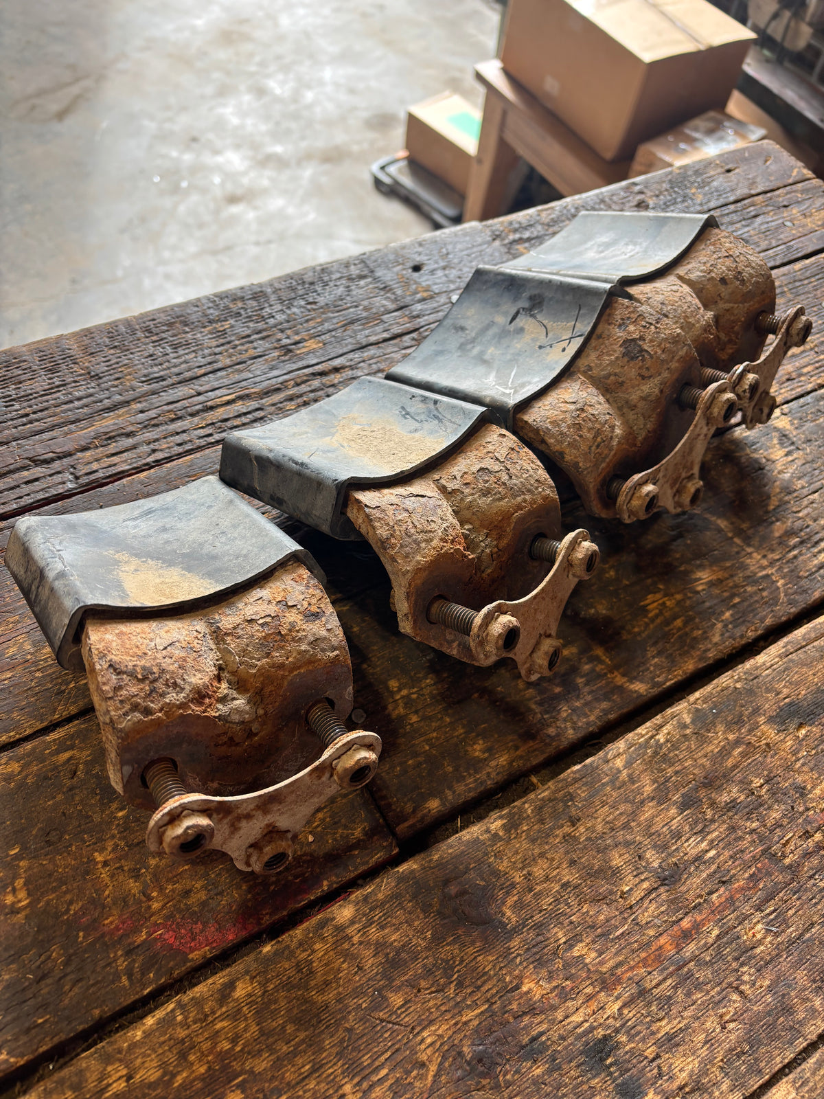 OEM Set '94 - '02 Dodge Ram Cummins Overload Spring Perch Brackets